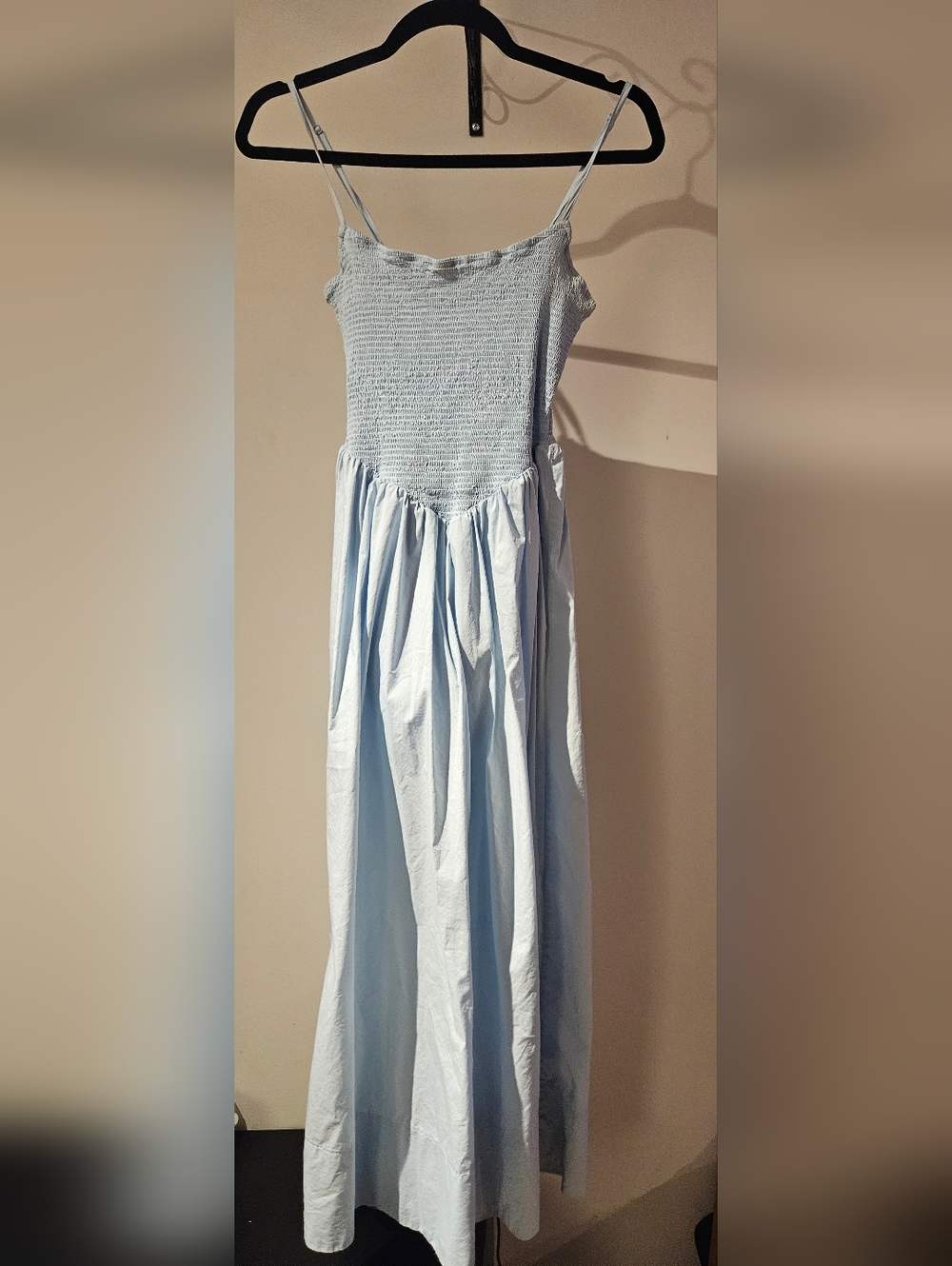 Dynamite Light Blue Smocked Maxi Dress - Picture 5 of 5